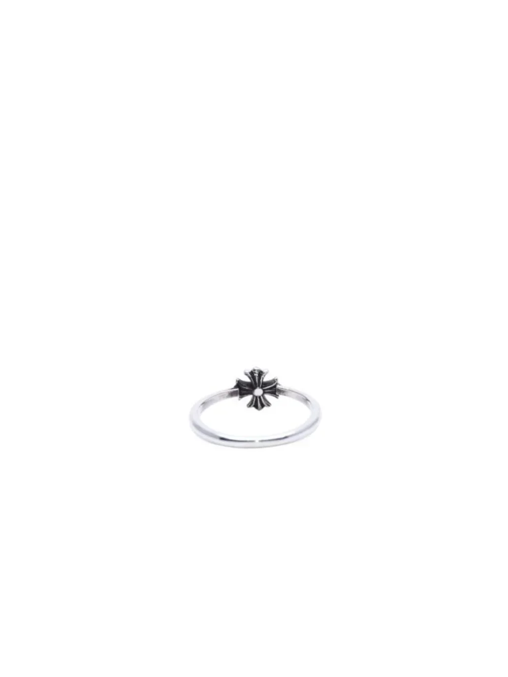 Chrome Hearts Bubblegum CH Pls CH Plastic Sling Ring 925 Sterling Silver